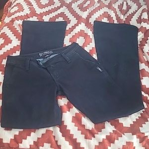 Silver flare abbey jeans dark navy